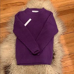 Purple sweater